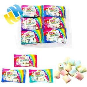 All'ingrosso caramelle gommose riempite Mini Halal a forma di torta di marshmallow zucchero filato per bambini giocattolo al gusto di frutta in sacchi di dolci misti - Product Image 2
