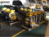 MONDE Nouvelle benne rotative hydraulique haute résistance pour excavatrice, séparation de terre et de gravier, garantie 1 an, CE
