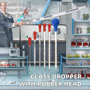 Pipette graduée de transfert 5 ml avec bulbe en caoutchouc, outil de laboratoire manuel en plastique avec graduations pour une mesure précise des liquides - Product Image 2