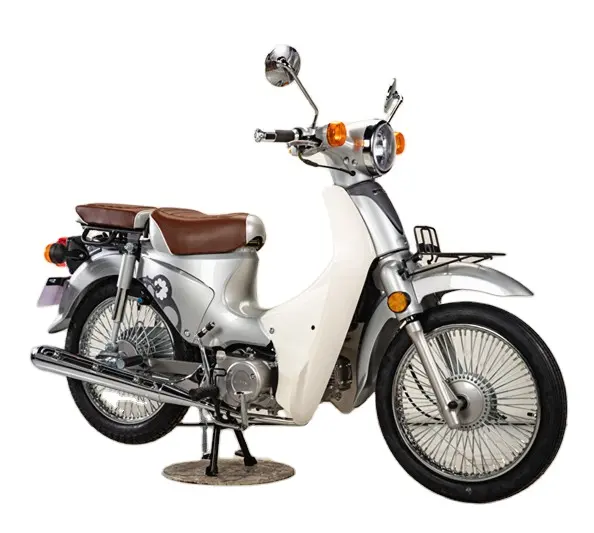 CLASSIC CUB, 70CC/110CC, ELEGANTE RUNDE SCHEINWERFER UND TURNSIGNAL LEUCHTEN, SPOKE RAD, TROMMEL BREMSE, VOLLSTÄNDIGER KETTEN FALL,