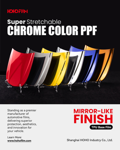 HOHOFILM TPU Material Superior de Fábrica, Sin Burbujas, Múltiples Colores, <span class=keywords><strong>Película</strong></span> Protectora de Pintura PPF, <span class=keywords><strong>Película</strong></span> Elástica Cromada para Envolver Automóviles - Product Image 3