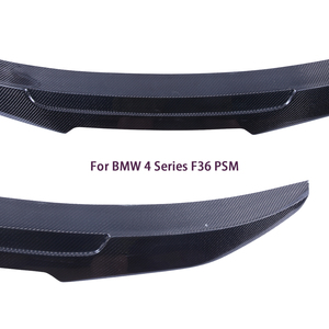 For 4 Series F36 4Door Cran Coupe PSM Style Carbon Fiber <b>Rear</b> <b>Spoiler</b> Trunk Wing 2014-2019 - Product Image 3