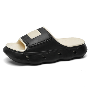 Marka logosu özel yaz erkekler rahat ev EVA yumuşak terlik artı boyutu abd 14 <span class=keywords><strong>15</strong></span> ab 48 49 moda açık plaj düz köpük slaytlar - Product Image 3