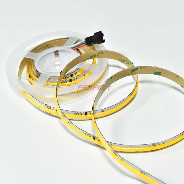Programmable SPI WS2811 IC Single Color COB LED Strip with Digital Control Capability