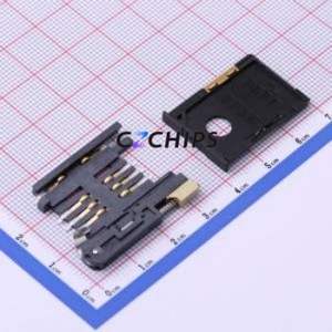 <b>SIM</b>-212S-8P <b>SIM</b> <b>Card</b> Connector SMD Connector <b>Card</b> Tray Type Mini <b>SIM</b> <b>Card</b> <b>Card</b> <b>Holder</b> 3mm - Product Image 1