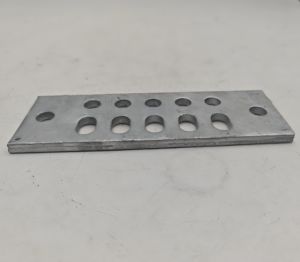 Özel OEM hassas damgalama Metal işleme parçaları çelik sıcak daldırma galvanizli çok delikli delme plakası - Product Image 5