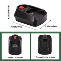 Adaptador BOSB18C para batería de iones de litio Bos ch BAT Series 18V BAG609 convertir a herramienta eléctrica de la serie PBA