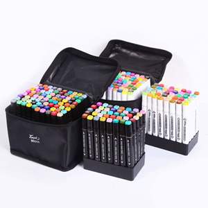 USA Mairun – Lot de 80 marqueurs à alcool pour l'art, double embout, écologiques, pointe de 5 mm, encre à séchage rapide - Product Image 1
