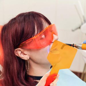 Protector ocular portátil para tablero de colores dentales, filtro para lámpara de fotocurado, uso en laboratorios dentales y clínicas, blanqueamiento - Product Image 5