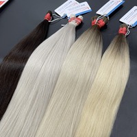 Extensions de couleur slave Paquets de cheveux Remy russes Hot Deal Cheveux vierges bruts Vietnam usine fournisseurs de cheveux humains