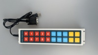 LIFPOS KDS20U - Barra de Teclas KDS de 20 Teclas, Resistente al Polvo/Agua/Aceite, Carcasa de Acero con Recubrimiento en Polvo, Puerto USB, Totalmente Programable
