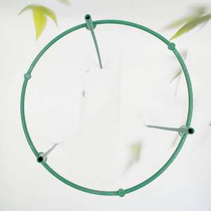 Soporte modular de plástico para plantas, anillo de soporte, varilla de soporte, soporte para plantas de interior, trellis para plantas trepadoras de balcón, tienda 2 yuanes - Product Image 1