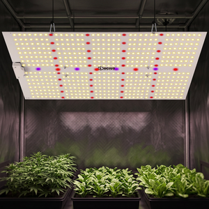 ไฟปลูกพืชแบบ LED กำลังไฟ 240 วัตต์ สำหรับใช้ในเชิงพาณิชย์  แผงควอนตัม LED  พร้อม UV IR สเปกตรัมเต็ม ได้รับมาตรฐาน CE RoHS เหมาะสำหรับเรือนกระจก - Product Image 1