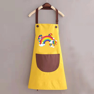 Delantal <span class=keywords><strong>de</strong></span> poliéster con estampado <span class=keywords><strong>de</strong></span> logotipo personalizado al mejor <span class=keywords><strong>precio</strong></span>, delantal impermeable personalizado para niños, delantal <span class=keywords><strong>de</strong></span> cocina para Chef, delantal para hornear para niños - Product Image 5