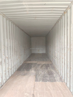 Conteneur d'occasion certifié ISO9001, type High Cube de 40 pieds, bleu, en vente en Chine