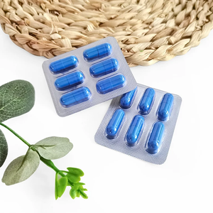 Cápsulas personalizables de suplementos energéticos de ginseng Maca epimedium, píldoras azules para adolescentes y adultos, mejora de la función - Product Image 3