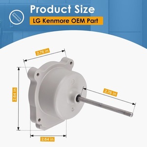 มอเตอร์พัดลมคอยล์เย็นตู้เย็นแอลจี รุ่น Eau65058313 12V อะไหล่ทดแทนสำหรับเคนมอร์ - Product Image 2
