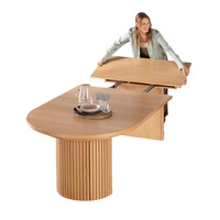 Table à manger extensible en bois massif de style nordique, nouvelle table de conférence multifonctionnelle pliable et extensible, pour la maison et les restaurants