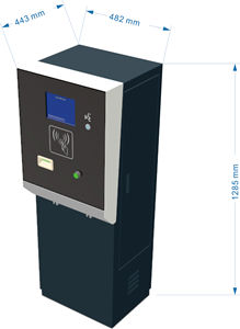 Thiết Bị Đỗ Xe Thông Minh Thông Minh Thẻ <span class=keywords><strong>RFID</strong></span> Thẻ Giấy Hệ Thống Quản Lý Đỗ Xe - Product Image 3