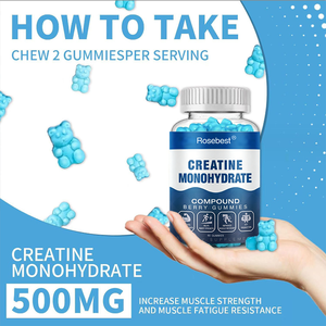 थोक कस्टम निजी लेबल 500 मिलीग्राम भालू 300 मिलीग्राम प्रोटीन के साथ मांसपेशियों की वृद्धि के लिए पूर्व कसरत क्रिएटिन मोनोहाइड्रेट गुम्मीज़ - Product Image 4