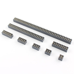 2mm 2.0mmピッチ2x 2/3/4/5/6/7/8/9/10/11/13/14/16/18/20/22/25/30/32/40ピンダブルストレート女性ヘッダーコネクタ
