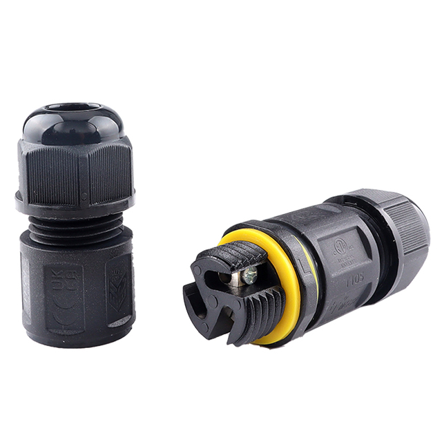 M16 Wire Connector IP68 Underground Wire to Wire Cable Circular Connector for Outdoor Lighting