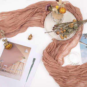 Vente en gros de chemin de table de style bohème coton polyester gaze chemin décoratif pour la maison fête de vacances techniques tissées chemins de table - Product Image 2