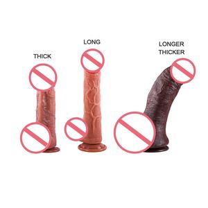 Realistischer Weicher Silikon-Dildo mit 10 Stoß- und Vibrationsmodi für Vaginale und Anale Stimulation Vibrator Sexspielzeug Stoßender Dildo - Product Image 2