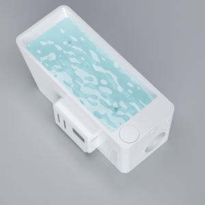 Bañera Acrílica Comercial Independiente Moderna Todo en Uno AMBOHR con Enfriador de 1HP, Bañera Rectangular para Terapia de Agua Fría y Spa para Atletas - Product Image 5