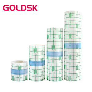 Pansement adhésif transparent imperméable stérile à base de gaz EO <span class=keywords><strong>pour</strong></span> soins après tatouage, pansement <span class=keywords><strong>pour</strong></span> plaies, <span class=keywords><strong>fixateur</strong></span>, plâtre, film PU en rouleau - Product Image 1