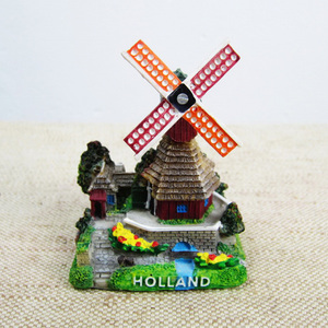 Aimant de réfrigérateur 3D personnalisé en résine UV, impression ou peinture à la main, souvenir néerlandais, maison de tulipe, boutique d'halloween, aimants pays-bas - Product Image 5