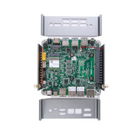 EVUC 11e generatie Intel Core I3 I5 Embedded Mini PC Dual 2.5G Lan Drievoudig beeldscherm Turbo Fan Koeler Industriële Computer