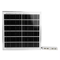 Mini kit de panneau solaire portable 15W 5V Module de charge USB photovoltaïque de type N Panneau solaire universel à bas prix