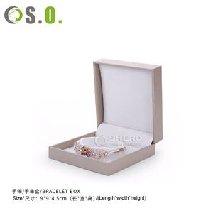 Boîte d'emballage personnalisée en similicuir doré pour bijoux en papier, pour bague, collier, pendentif, emballage et présentation - Product Image 6