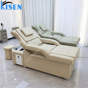 Kisen Commercial Shampoo <b>Bed</b> for Head Spa Foot Bath Salon Massage Table Pedicure Chair Electric Adjustable Backrest on Sale - Product Image 3
