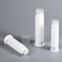 Bouteille de distributeur de dentifrice, 120ml, accessoire en plastique PP, à pompe, sans air, personnalisé