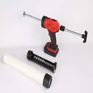 Pistolet à calfeutrer électrique sans fil de 300ml avec lumière LED Fusil à colle automatique alimenté par batterie 18V Li-on - Product Image 5