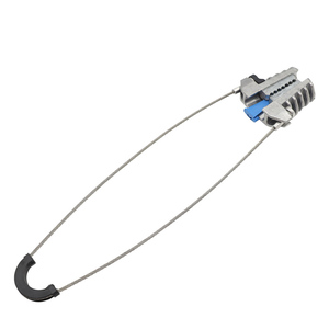 Abrazadera de Acero Inoxidable/Aluminio para Cable de Fibra Óptica FTTH, Tensor Metálico ODWAC para Anclaje de Cable de Fibra Óptica Plano para Uso en Exteriores - Product Image 5