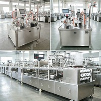 Machine de remplissage et de scellage rotative haute vitesse pour gobelets de gelée, chocolat, café, crème glacée, noix et eau minérale, pour l'Afrique