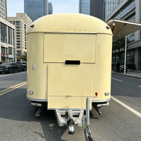 Camion de restauration entièrement équipé de 4 mètres, camion de crème glacée, camion de hot-dogs, camion de gyros, remorque alimentaire en acier inoxydable