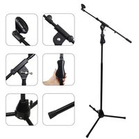 CT-603 Usine Toute Vente En Direct Streaming Trépied Base Support De Support Table Microphone Stand