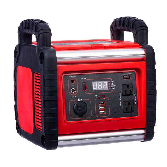 Multifunctional 400W Portable Solar Power Station with Foldable Waterproof Solar Panels for Outdoor Camping Mobile Charging