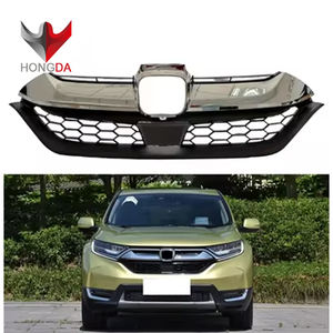 Rejilla delantera cromada de coche de alta calidad para 2017 2018 2019 Honda CRV Delexe rejilla superior del parachoques delantero OEM 71121-TLY-H01 - Product Image 5