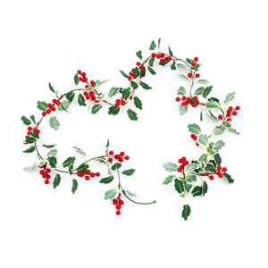 Guirnaldas de Bayas Navideñas Artificiales, Adorno de Plástico Rojo Suave para Decoración del Hogar, Bodas y Exteriores - Product Image 5