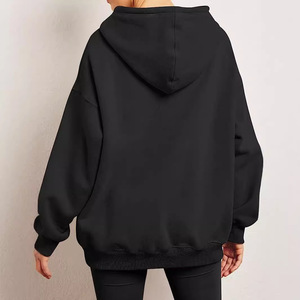 Sudadera con Capucha de Forro Polar para Mujer, Estilo Urbano, para Primavera y Otoño, con Logotipo Termotransferible, OEM - Product Image 3