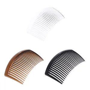 Set Handmade Comb 23 Zahn Kunststoff Kopf bedeckung Haarschmuck Frauen DIY Clip Haar kämme