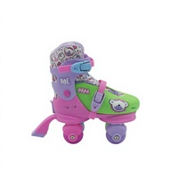 Patins à roulettes de vitesse lumineux en PU pour femmes, filles et enfants, pour l'entraînement sportif en extérieur en toute sécurité