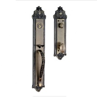 Cerradura de Puerta de Estilo Europeo de Lujo en Oro Puro de 24K para Dormitorio, Villa, Hotel, Sala de Reuniones
