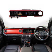 Écran radio Android Daolutong, tableau de bord numérique, double écran, unité principale pour Jeep Wrangler JL 2018-2022