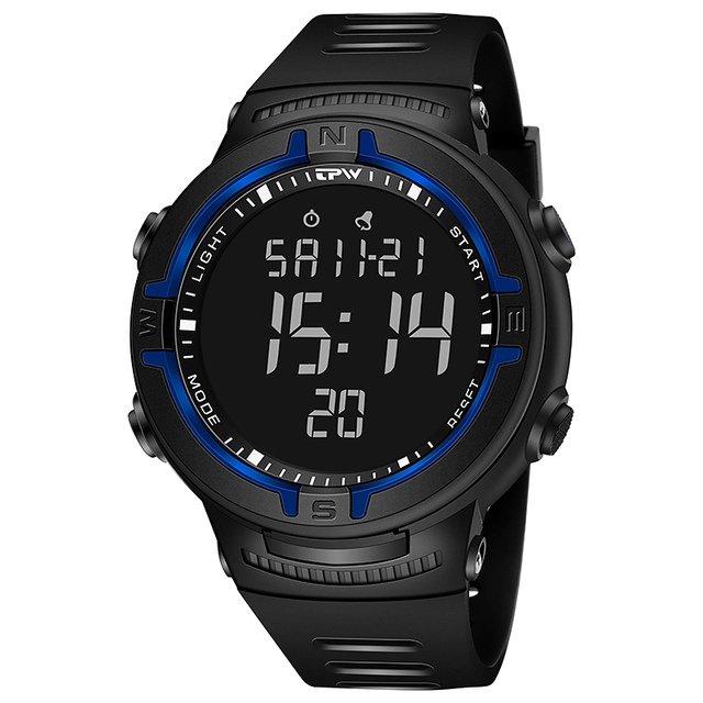 Fashion Sports LCD Wrist Watch Chronograph Supplier Digital Watches for Men Waterproof